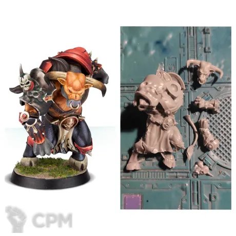 Описание картинки Blood bowl Minotaur от Greed's storehouse по цене 900руб | Свободный Рынок Миниатюр - СРМ