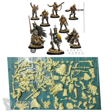 Описание картинки Prussian Stosstruppen warband от Greed's storehouse по цене 2 050руб | Свободный Рынок Миниатюр - СРМ