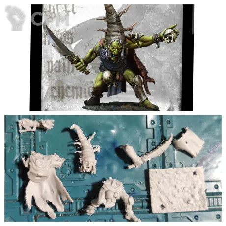 Описание картинки Nocturna models. Gnobla 30mm от Greed's storehouse по цене 400руб | Свободный Рынок Миниатюр - СРМ