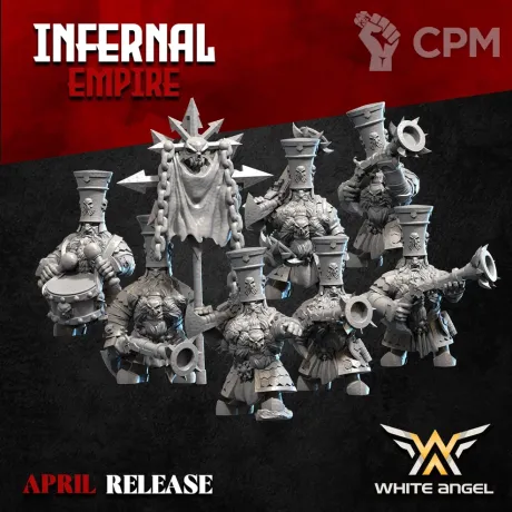 Описание картинки Chaos Dwarf Blunderbusses от MrMetalHorror по цене 1 000руб | Свободный Рынок Миниатюр - СРМ
