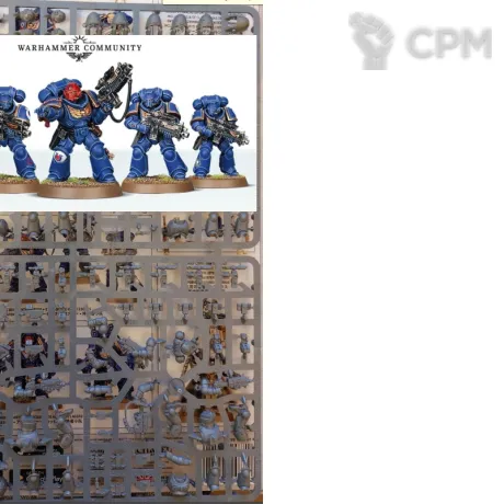 Описание картинки 5x Intercessor Squad miniatures, multipart от Ev Ku по цене 100руб | Свободный Рынок Миниатюр - СРМ