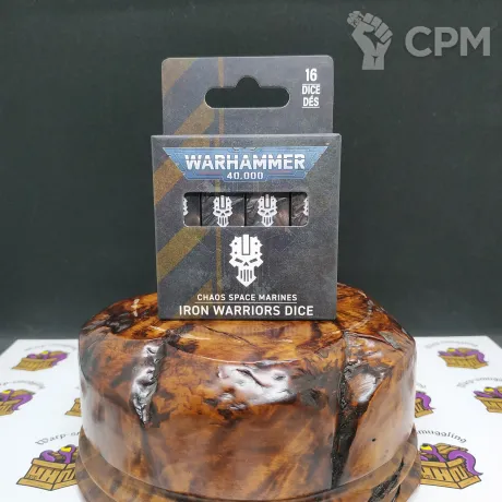 Описание картинки Iron Warriors Dice от Warp-Smuggling по цене 3 500руб | Свободный Рынок Миниатюр - СРМ