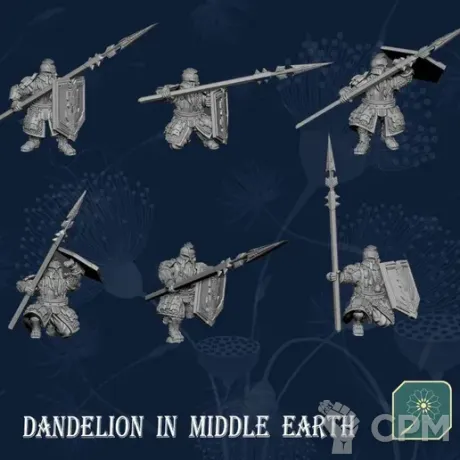 Описание картинки DWARF OF METAL MOUNTAIN (SPEAR) от Brutality по цене 1 100руб | Свободный Рынок Миниатюр - СРМ