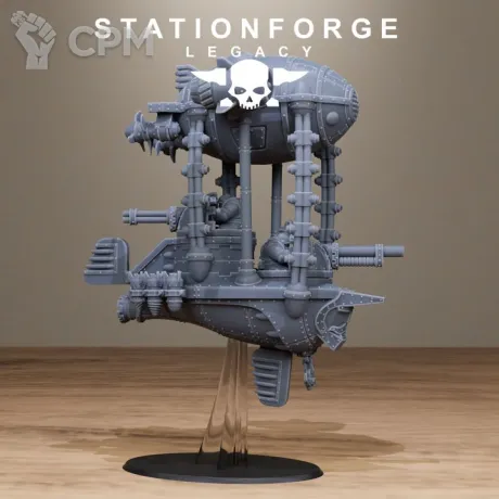Описание картинки Arkanaut Frigate / Grundstok Gunhauler от MrMetalHorror по цене 2 000руб | Свободный Рынок Миниатюр - СРМ
