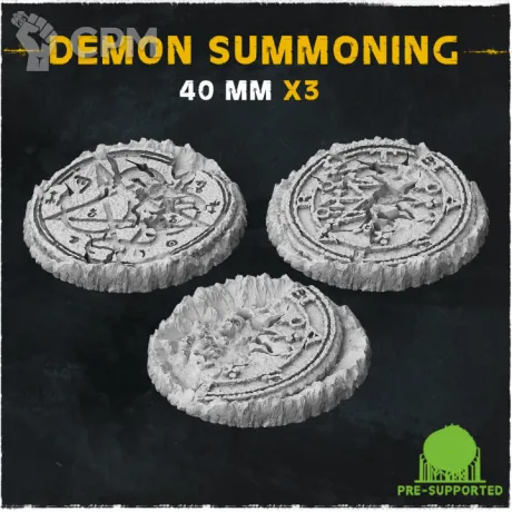 Описание картинки База Demon Summoning 40mm от Helnex workshop  по цене 80руб | Свободный Рынок Миниатюр - СРМ