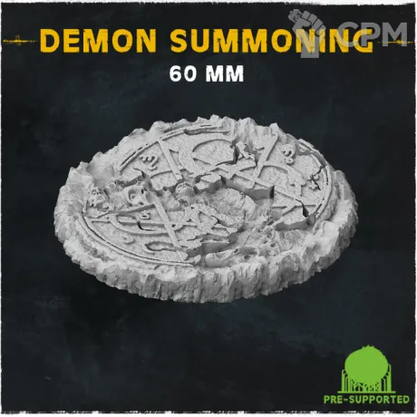 Описание картинки База Demon Summoning 60mm от Helnex workshop  по цене 300руб | Свободный Рынок Миниатюр - СРМ