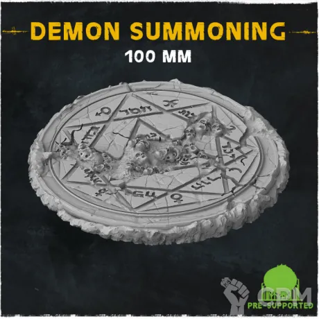 Описание картинки База Demon Summoning 100mm от Helnex workshop  по цене 600руб | Свободный Рынок Миниатюр - СРМ