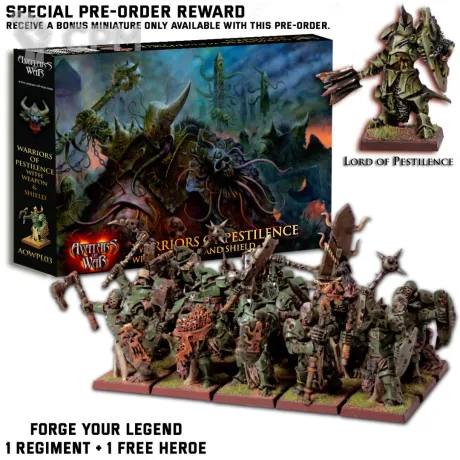Описание картинки Warriors of Pestilence with Weapon and Shield AvatarsOfWar от KANH по цене 4 600руб | Свободный Рынок Миниатюр - СРМ