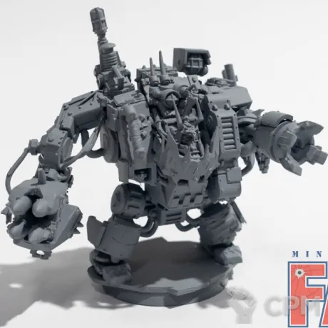 Описание картинки Big Mek in Mega Armour Kitbash (конверсия, собран) от MiniaturesFAN по цене 2 464руб | Свободный Рынок Миниатюр - СРМ