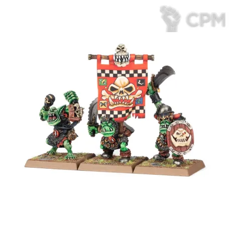 Описание картинки [ПРЕДЗАКАЗ] Orc Big ‘Uns Command от MiniaturesFAN по цене 4 681руб | Свободный Рынок Миниатюр - СРМ