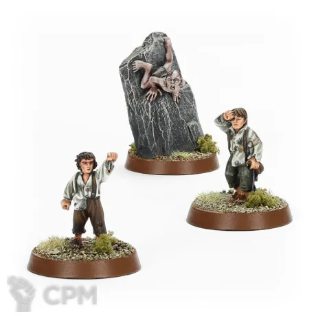 Описание картинки [ПРЕДЗАКАЗ] Frodo Baggins, Samwise Gamgee &amp; Gollum от MiniaturesFAN по цене 4 681руб | Свободный Рынок Миниатюр - СРМ
