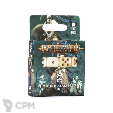 Описание картинки [ПРЕДЗАКАЗ] Lumineth Realm-lords Dice Set от MiniaturesFAN по цене 4 149руб | Свободный Рынок Миниатюр - СРМ
