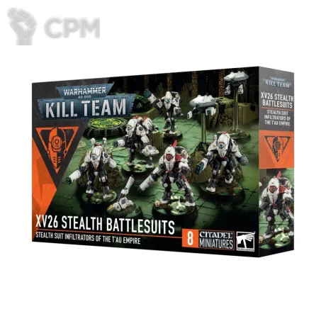 Описание картинки [Предзаказ] Kill Team: XV26 Stealth Battlesuits от MiniaturesFAN по цене 10 100руб | Свободный Рынок Миниатюр - СРМ