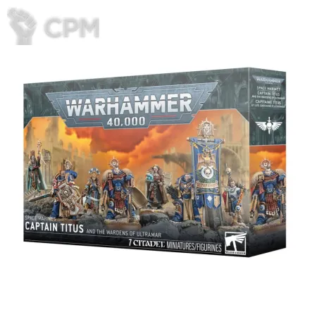 Описание картинки [ПРЕДЗАКАЗ] Captain Titus and The Wardens of Ultramar от MiniaturesFAN по цене 10 533руб | Свободный Рынок Миниатюр - СРМ