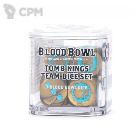Описание картинки [ПРЕДЗАКАЗ] Tomb Kings Team Dice Set от MiniaturesFAN по цене 3 124руб | Свободный Рынок Миниатюр - СРМ