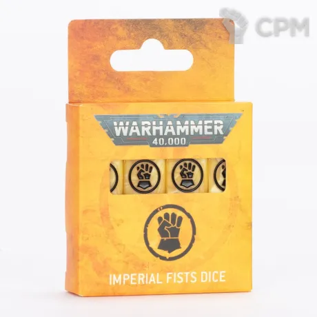 Описание картинки [ПРЕДЗАКАЗ] Imperial Fists Dice Set от MiniaturesFAN по цене 4 468руб | Свободный Рынок Миниатюр - СРМ