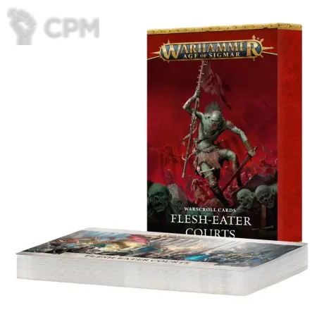 Описание картинки [Предзаказ] Warscroll Cards: Flesh-eater Courts от MiniaturesFAN по цене 4 444руб | Свободный Рынок Миниатюр - СРМ