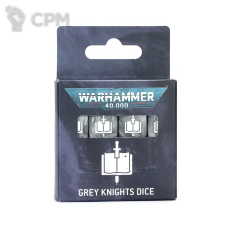 Описание картинки [ПРЕДЗАКАЗ] Grey Knights Dice Set от MiniaturesFAN по цене 3 931руб | Свободный Рынок Миниатюр - СРМ