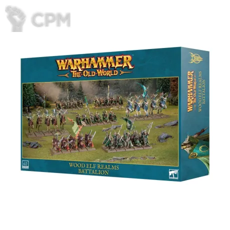 Описание картинки [Предзаказ] Wood Elf Realms Battalion от MiniaturesFAN по цене 19 320руб | Свободный Рынок Миниатюр - СРМ