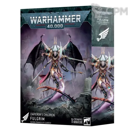 Описание картинки [Предзаказ]Fulgrim, Daemon Primarch of Slaanesh от MiniaturesFAN по цене 17 790руб | Свободный Рынок Миниатюр - СРМ