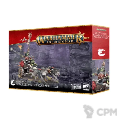 Описание картинки [Предзаказ] Snarlboss on War-Wheela от MiniaturesFAN по цене 10 416руб | Свободный Рынок Миниатюр - СРМ