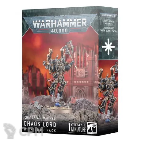 Описание картинки [Предзаказ] Chaos Lord with Jump Pack от MiniaturesFAN по цене 4 536руб | Свободный Рынок Миниатюр - СРМ