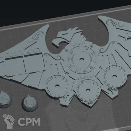 Описание картинки Custodes Tracker от Destr по цене 1 400руб | Свободный Рынок Миниатюр - СРМ