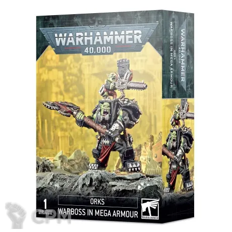 Описание картинки [Предзаказ] Ork Warboss in Mega Armour от MiniaturesFAN по цене 4 536руб | Свободный Рынок Миниатюр - СРМ