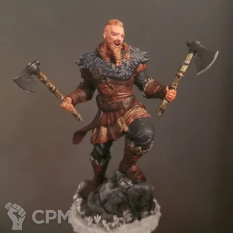 Описание картинки фигурка Эйвор Варинсон из игры Assassin’s Creed Valhalla от Longren по цене 1 800руб | Свободный Рынок Миниатюр - СРМ