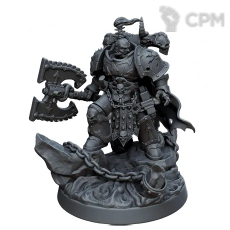 Описание картинки Chaos Space Marines - Lord от 3D Print Workshop по цене 497руб | Свободный Рынок Миниатюр - СРМ