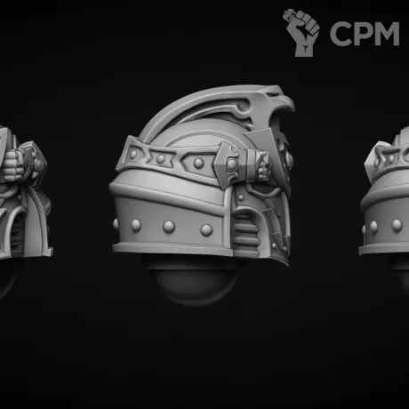 Описание картинки шлем тип mendax  Fist Father от Bazilevs по цене 147руб | Свободный Рынок Миниатюр - СРМ