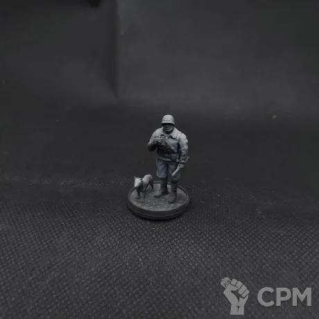 Описание картинки Генерал Паттон с собаком (General George Patton with Willie) ориг пластик от Рубикона от V130177@mail.ru по цене 590руб | Свободный Рынок Миниатюр - СРМ