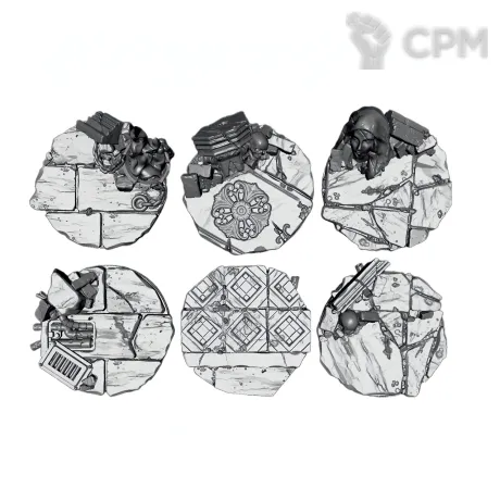 Описание картинки Greytide Temple Topper X6 32 мм от 3D Print Workshop по цене 375руб | Свободный Рынок Миниатюр - СРМ