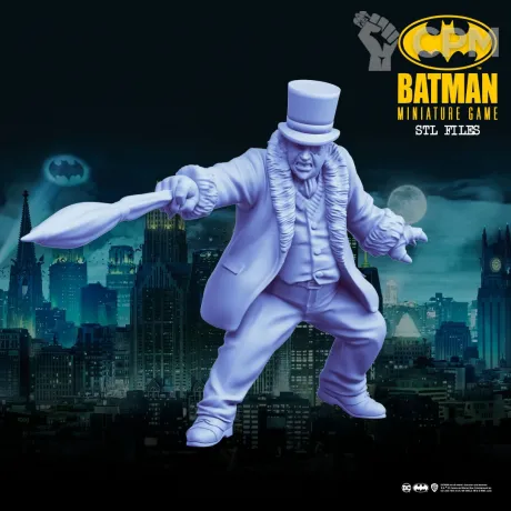Описание картинки The Penguin (Arkham City) - Batman Miniature Game от Критикал Принт по цене 180руб | Свободный Рынок Миниатюр - СРМ