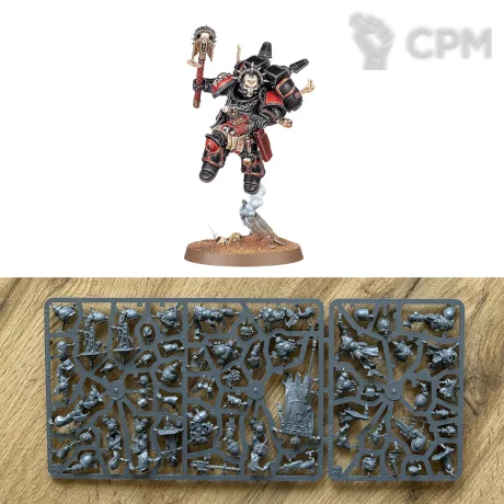 Описание картинки Chaplain with Jump Pack от Artsart по цене 100руб | Свободный Рынок Миниатюр - СРМ