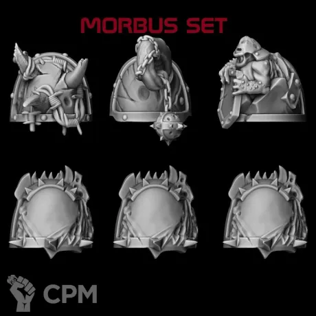 Описание картинки наплечники Morbus от Bazilevs по цене 497руб | Свободный Рынок Миниатюр - СРМ