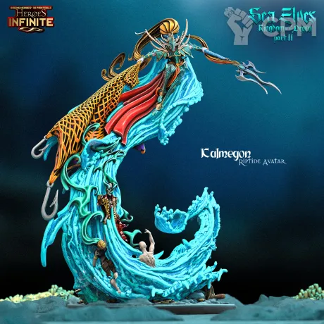 Описание картинки Kalmegon, Riptide Avatar от Troster по цене 2 500руб | Свободный Рынок Миниатюр - СРМ
