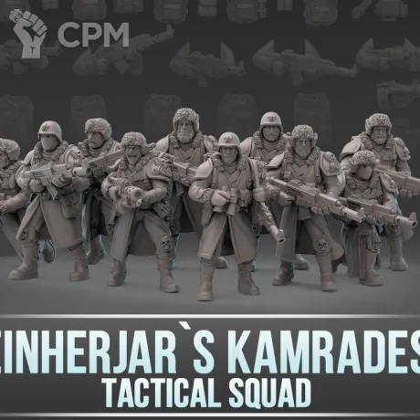 Описание картинки Einherjar`s Kamrades Tactical Squad / Valhallan Guardsmen от UniversalCultist по цене 2 300руб | Свободный Рынок Миниатюр - СРМ