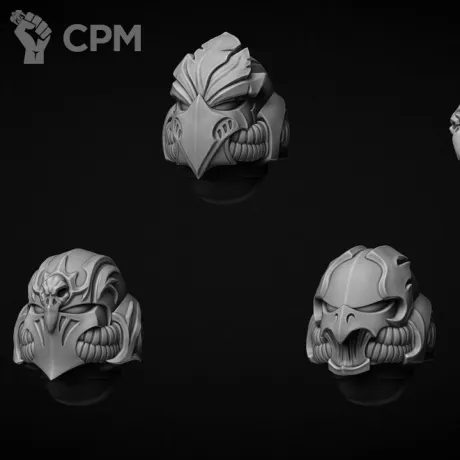 Описание картинки шлем тип Raven от Bazilevs по цене 398руб | Свободный Рынок Миниатюр - СРМ