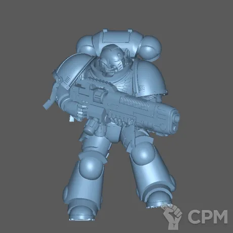 Описание картинки Hellblasters Sergeant от ForgeSmith по цене 500руб | Свободный Рынок Миниатюр - СРМ