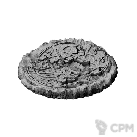 Описание картинки Demon Summoning 60mm Round Base Topper от 3Д печать миниатюр по цене 333руб | Свободный Рынок Миниатюр - СРМ