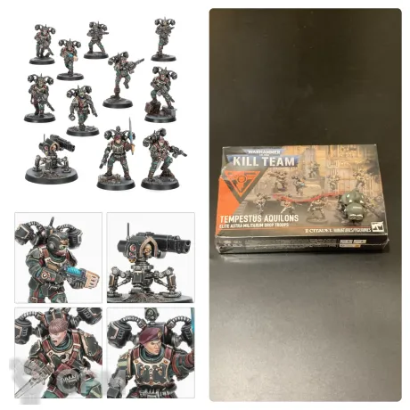 Описание картинки Kill Team: Tempestus Aquilons (box) от ZvZ Bitz Shop по цене 5 900руб | Свободный Рынок Миниатюр - СРМ