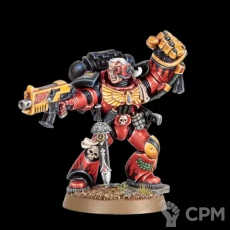 Описание картинки Blood Angels Captain от Орки с наГорки по цене 250руб | Свободный Рынок Миниатюр - СРМ