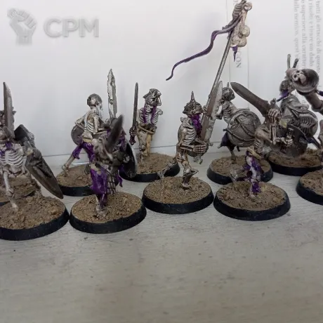 Описание картинки Deathrattle skeletons x10 (старый скульпт) от Darcus по цене 1 500руб | Свободный Рынок Миниатюр - СРМ