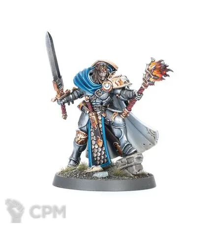 Описание картинки Knight-Questor, оригинал на литниках от Пилорама по цене 500руб | Свободный Рынок Миниатюр - СРМ