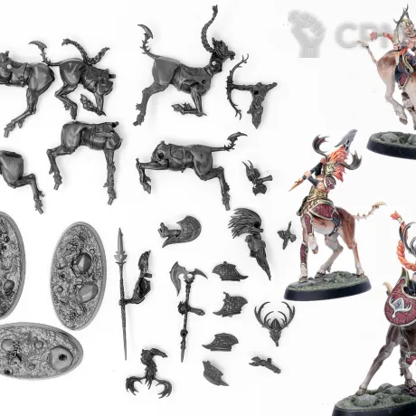 Описание картинки Kurnoth's Heralds от LooneShroomFoundry по цене 1 400руб | Свободный Рынок Миниатюр - СРМ