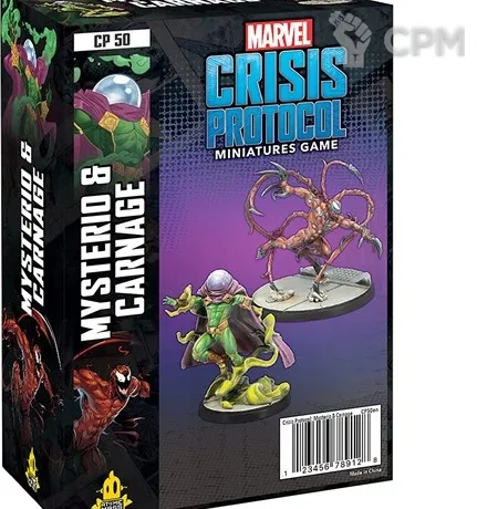 Описание картинки Marvel Crisis: Protocol - Carnage &amp; Mysterio от StarkLogistics по цене 4 620руб | Свободный Рынок Миниатюр - СРМ