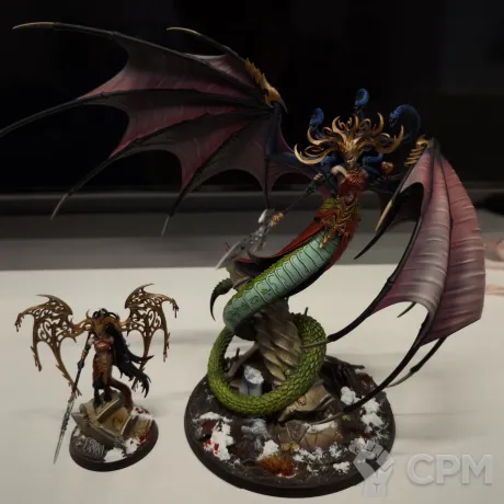 Описание картинки Daughters of Khaine: Morathi от Berenas по цене 9 500руб | Свободный Рынок Миниатюр - СРМ