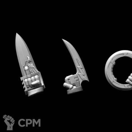 Описание картинки оружие тип Daggers (правая рука) от Bazilevs по цене 497руб | Свободный Рынок Миниатюр - СРМ