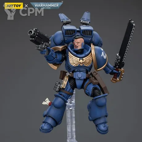 Описание картинки JoyToy Ultramarines Jump Pack Intercessor 2 от Строго по-Имперски по цене 4 200руб | Свободный Рынок Миниатюр - СРМ